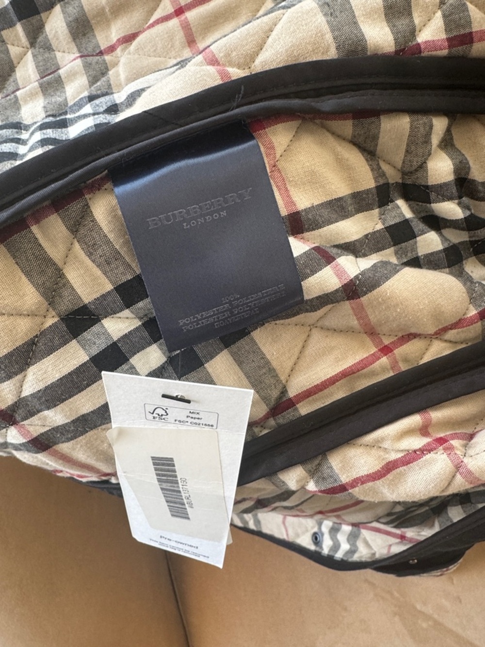 Vintage Burberry Britt Quilted Jacket Sz L - Picture 8 of 13
